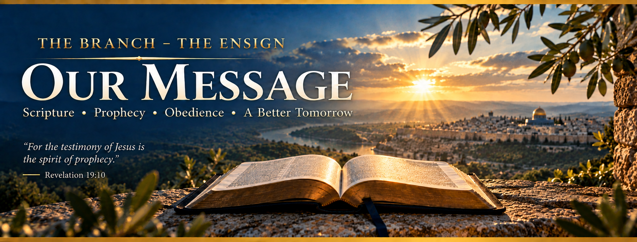 Our Message – The Branch The Ensign